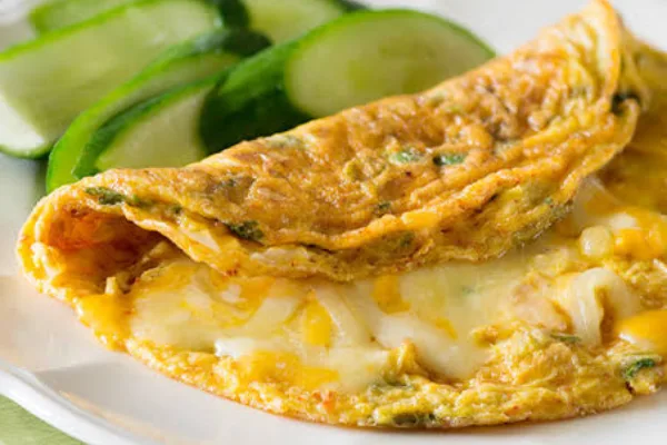 Beyaz Peynirli Omlet Tabağı